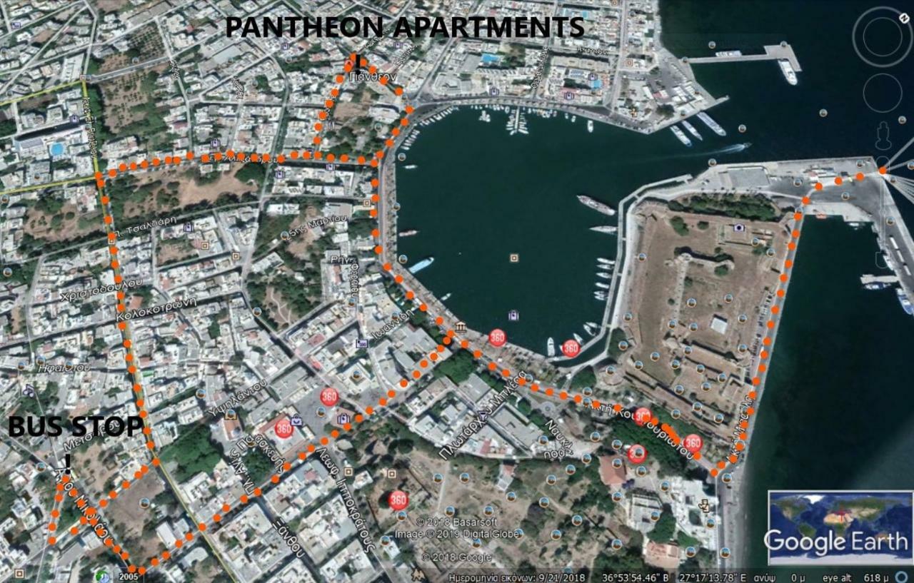 Pantheon Apartments Κως Πόλη Εξωτερικό φωτογραφία